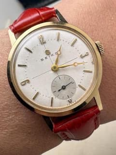 878/稼働 50年代 セイコー デコ スモセコ 金張り 12070 手巻き - メルカリ