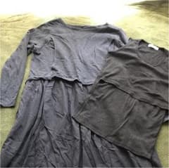 授乳服  ワンピース  タンクトップ  2枚セットのサムネイル
