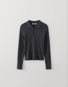 OHOTORO Plate Collar Knit charcoal - メルカリ