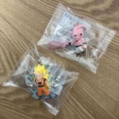 ドラゴンボールZ フィギュアキーホルダー 超サイヤ人3孫悟空 魔人ブウ 2種