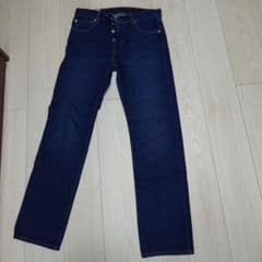 LEVI'S 501 ダークブルーストレートジーンズ W30 L32 - メルカリ