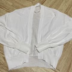 ボレロ　カーディガン　白　レーヨンのサムネイル