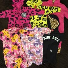 ベビードールロンパ⑥点セット☆のサムネイル
