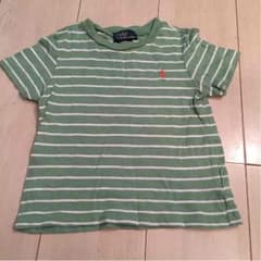ラルフローレン キッズ Tシャツ グリーンボーダーのサムネイル