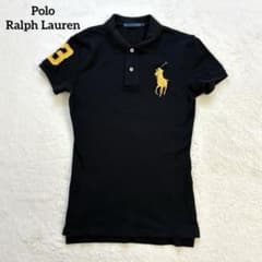 近年タグ ラルフローレン ポロシャツ ビッグポニー ナンバー 3 半袖 ブラック 未使用】POLO RALPH LAUREN ポロシャツ ビッグポニー ナンバー3