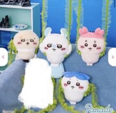 Chiikawa Konbu-jime Plush Toy Shoulder Bag Semi-Complete Set of 4