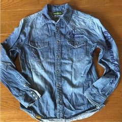 ノリノリ様専用！デニムシャツ バナナセブン Mサイズのサムネイル