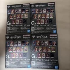 ONE PIECE 아크릴 스탠드 4 개 세트