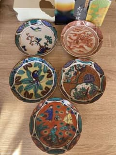 九谷焼皿揃(4.5号)時代絵 K7-87 5枚セット - メルカリ