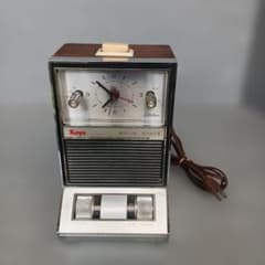 昭和レトロ　ラジオ付き目覚まし時計　KOYOソリッドステート　光洋精工　稼働品 昭和レトロ ラジオ付き目覚まし時計 KOYOソリッドステート 光洋精工