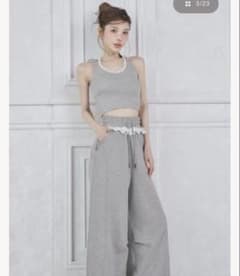 ♥️Darich ダーリッチ レースドッキングホルターリボンスウェット