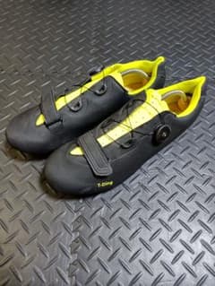[SPD-SL]サイクリングシューズ ダイヤル式[黒+黄]Size9, 43のサムネイル