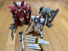 MG 逆襲のシャア 3体セット 武器、説明書付き - メルカリ