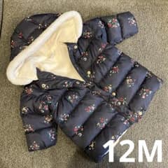 PETIT BATEAU 中綿ジャケット 花柄 12m - メルカリ