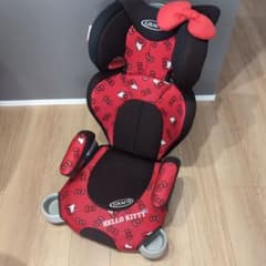 GRACO ハローキティ ジュニアシート 赤 Graco ジュニアシート ハローキティ コラボ - メルカリ