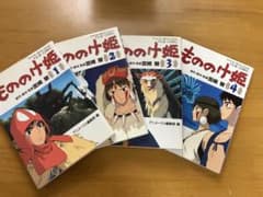 전권 초판 Mononoke 공주 영화 만화 전권 세트