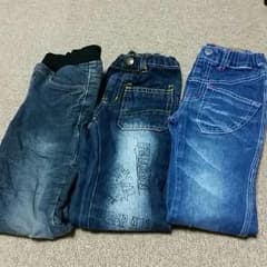 デニム3本セット(100㎝)のサムネイル