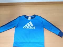 adidas キッズ トレーナー 120cm ブルーのサムネイル