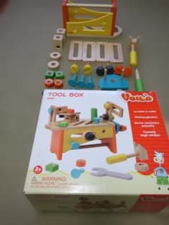 Viga Tool Box 木製おもちゃ 中古玩具