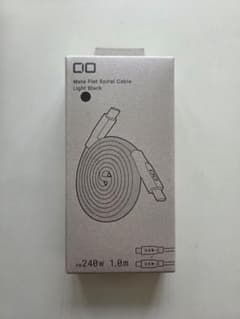 CIO Mate Flat Spiral Cable ライトブラックのサムネイル