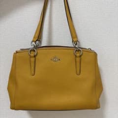 COACH 2WAYショルダーバッグ マスタードイエロー - メルカリ