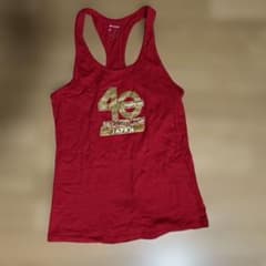 JAZZERCISE タンクトップ レッド Mサイズのサムネイル