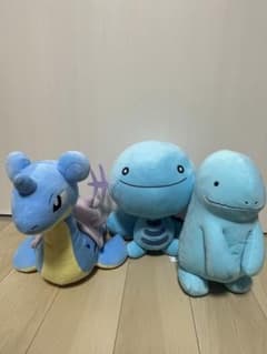 포켓몬 봉제인형 3체 세트 라플라스 우퍼 누오