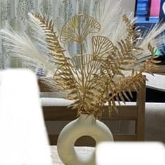 ゴールド造花　インテリア　ウエディング装飾用のサムネイル