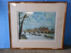 Jacques Bouyssou 油彩画 額装品 Jacques Bouyssou 油彩画 額装品 - メルカリ