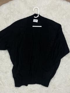 PLST Long-Sleeve Cardigan, Black