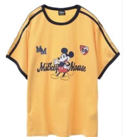 Disney Mickey Mouse 반팔 T 셔츠 옐로우