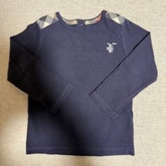 Burberry ネイビー 長袖Tシャツ 80のサムネイル