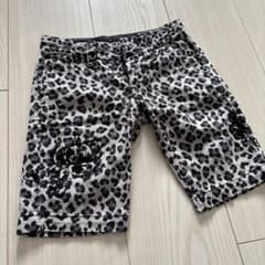 ヒスミニ　子供用ヒョウ柄ハーフパンツのサムネイル