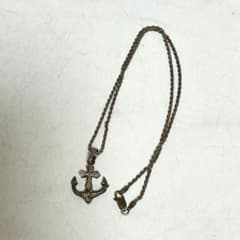 ハワイアンジュエリー Lono アンカー クロス ネックレス シルバー925