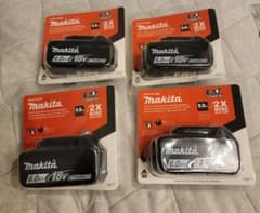 マキタ　　18v6アンペア バッテリー　 4個セットのサムネイル