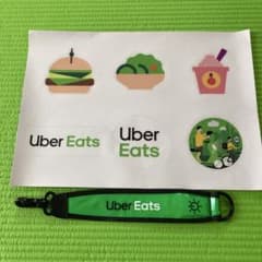 Uber Eats 反射材ストラップ ステッカーセットのサムネイル