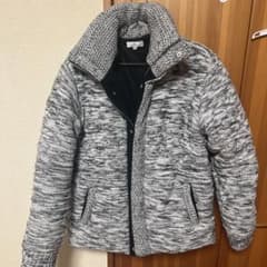 グレー系ニット風ジャンパーのサムネイル