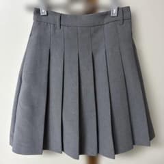 グレー プリーツスカート ミニ丈のサムネイル