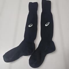 asics サッカー ストッキング 黒19cm〜21㎝のサムネイル