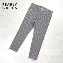 美品 パーリーゲイツ ゴルフウェア 千鳥柄パンツ 茶 サイズ5*GD1159 美品 パーリーゲイツ ゴルフウェア 千鳥柄パンツ 茶 サイズ5*GD1159