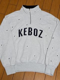 【人気即完売品】KEBOZ × NICKGEARハーフジップスウェットのサムネイル