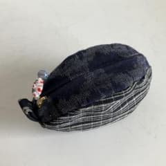 藍 ファスナー付きマルチケース 小 104 (ハンドメイド) - メルカリ