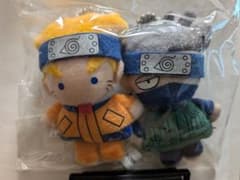 ま*ろ様 NARUTO -ナルトのうずまきナルトとはたけカカシのぬいぐるみ2体セのサムネイル