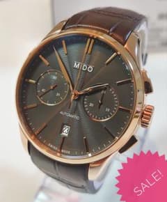 美品】Mido ミドー ベルーナ 自動巻 定価30万以上 機械式クロノグラフ 