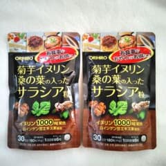 オリヒロ 菊芋 イヌリン 桑の葉の入ったサラシア粒 30日分 × 2袋セット - 4