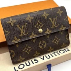 美品】ルイヴィトン ポルトトレゾールエテュイパピエ 折り財布