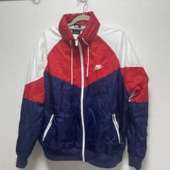 Nike ナイロンジャケット 赤/青/白　トリコロールのサムネイル