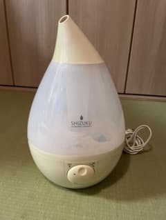 SHIZUKU 置き型加湿器 クリーム色　動作確認済のサムネイル