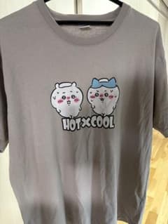 か*ん様 ちいかわ　HOT×COOL キャラクターTシャツ グレーLLサイズのサムネイル