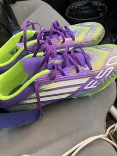 アディダス　adidas F50 サッカーシューズ 紫/緑のサムネイル